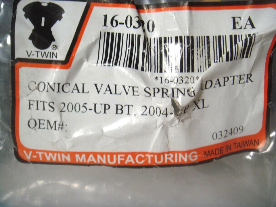 Adaptador de resorte de válvula cónica Harley FXD XL Softail 90 95 103" V-Twin 16-0320 K3 Foto 4 de 4