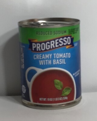Progresso Reduced Sodium Creamy Tomato Basil 19 oz 6 Cans FREE SHIPPING!