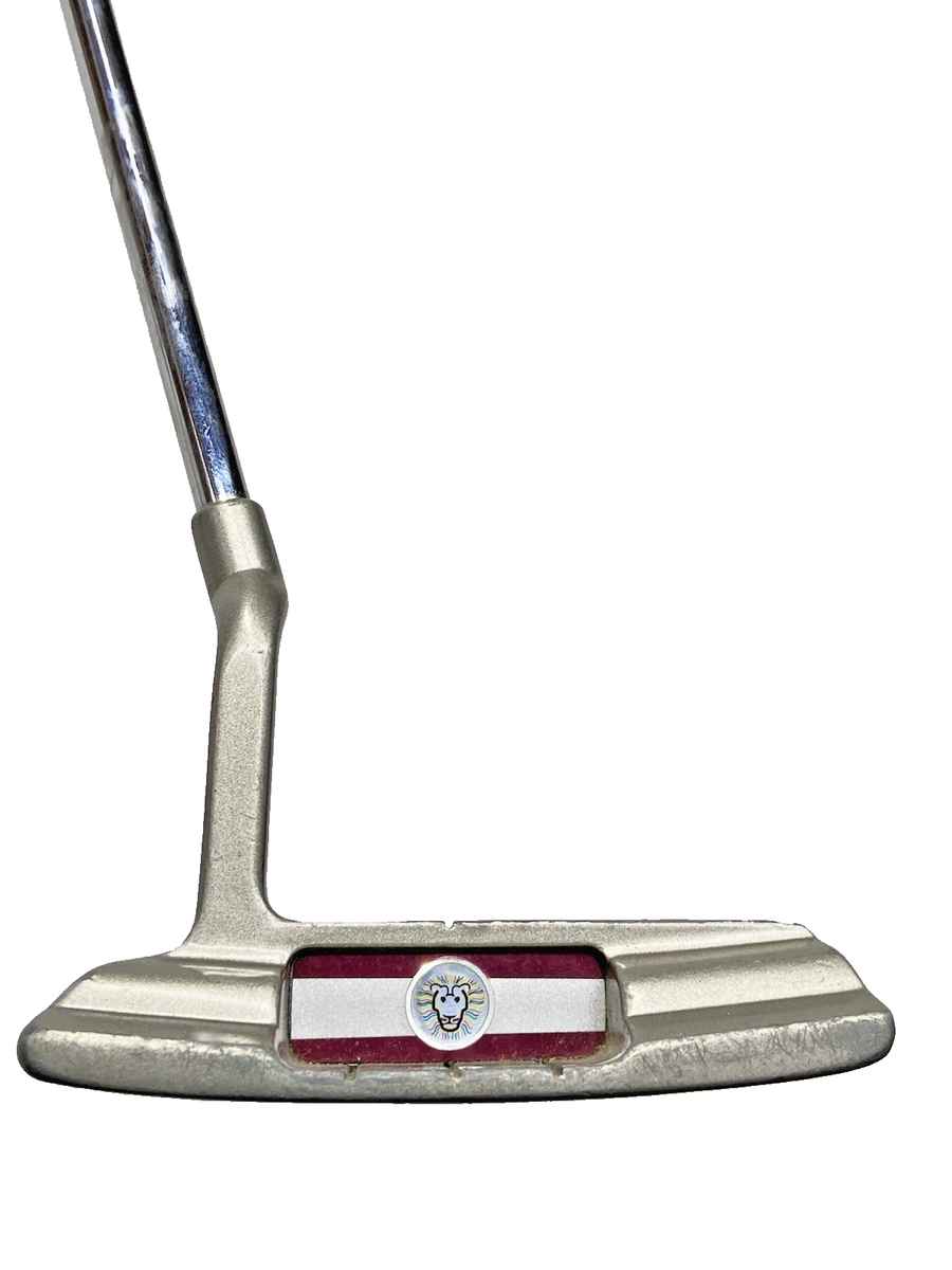 John Daly Lion Logo Plumber's Neck Blade Putter RH Steel 34.5