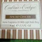 CRABTREE & EVELYN Home Fragrance Oil w/ Light Bulb Ring Spiced Ginger New In Box — photo 2