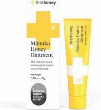FIRST HONEY Manuka Wound Ointment .75oz | Rapid Healing Gel for Cuts, Burns, Ski