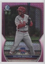 2023 Bowman Chrome Prospects Mega Box Pink Mojo Refractor William Bergolla 1g5d