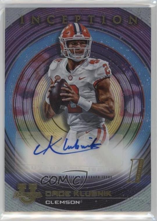 2022-23 Bowman Inception University Auto Cade Klubnik #BIA-CK Auto 1mz7