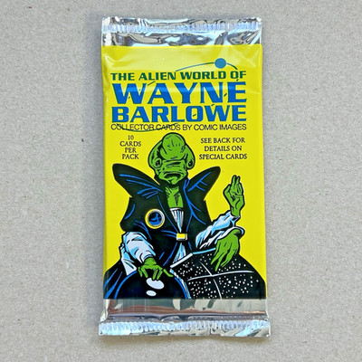The Alien World of Wayne Barlowe (1994) Trading Cards Booster Pack Comic Images