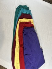 Bulk Scrubs Size M Women  s Multi Color Set Of 6 Elastic Draw String