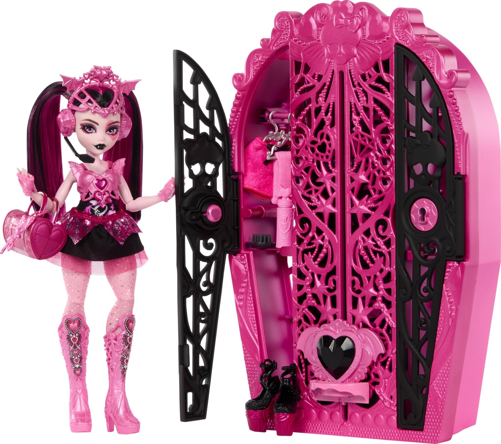 Monster High Segreti da Brivido - Draculaura Misteri Mostruosi, Set con Bambola
