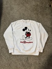 Disney Mickey Mouse Sweatshirt size M Walt Disney World Pullover Crewneck