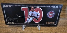 Guy Lafleur Black And Silver Novelty Souvenir Bank Note