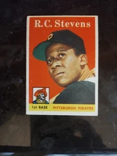 1958 Topps #470 R.C. Stevens RC! EXNM! No Creases!