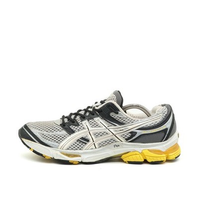 ASICS Herren GEL-CUMULUS 13 Sneaker EU 43,5 Grau Gelb Schwarz T149Q  GEL-ämpfung