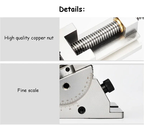Grinder Precision Vise Screw 3-inch Sine Bevel Adjustable Angle Vise - 第 8/15 張圖片