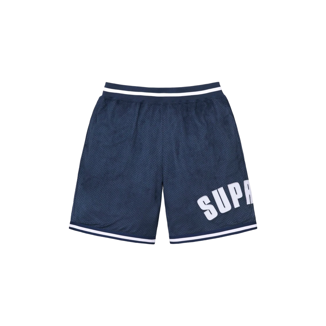 Short Supreme Ultrasude en maille bleu marine   24SS