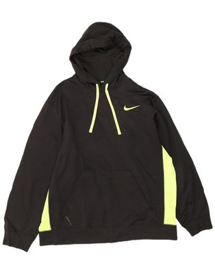 Nike Herren Nike Therma Fit Hoodie Pullover XL Schwarz Colourblock Polyester CE12