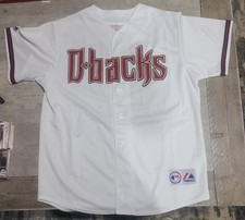 BRANDON WEBB MAJESTIC JERSEY  SIZE -MEN'S L NWT ARIZONA DIAMONDBACKS