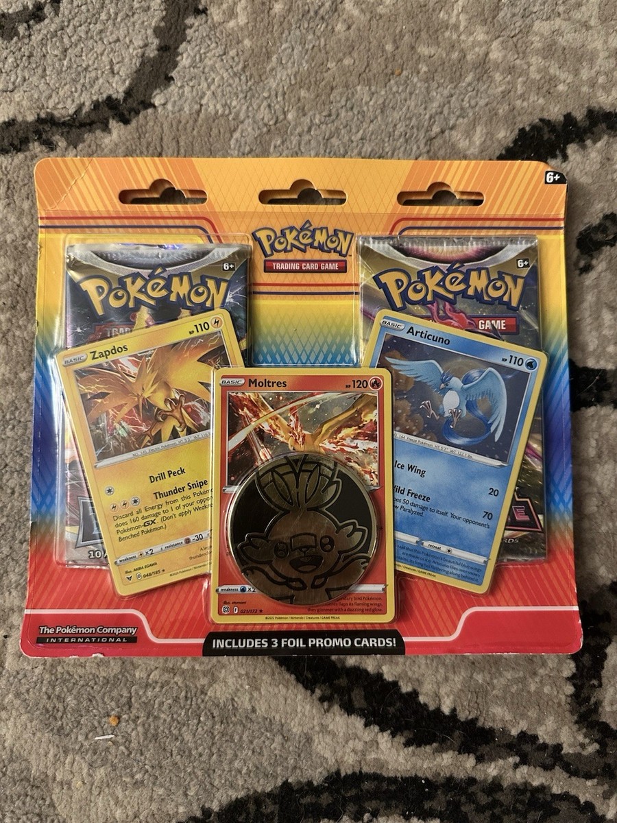 Pokemon TCG Legendary Birds Blister 2-pack. Articuno Moltres