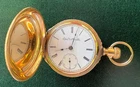 Elgin National Watch Co. circa 1896 Hunter's Yellow Gold Pocket Watch
