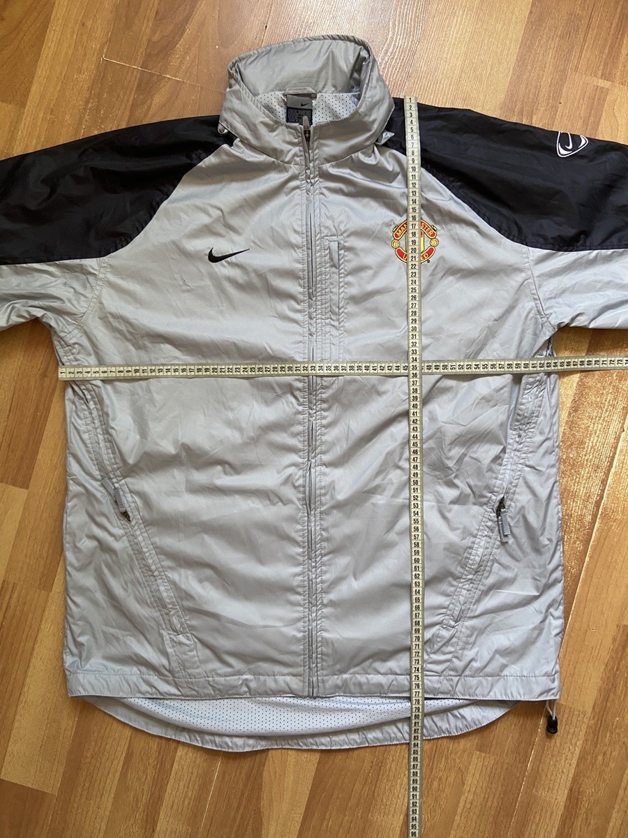 MANCHESTER UNITED 2002 2004 FOOTBALL SOCCER JACKET NIKE 112691 sz