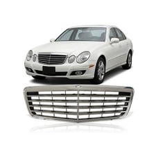 K&uuml;hlergrill Chrom passend f&uuml;r Mercedes-Benz E-Klasse W211 Facelift 2006-2009