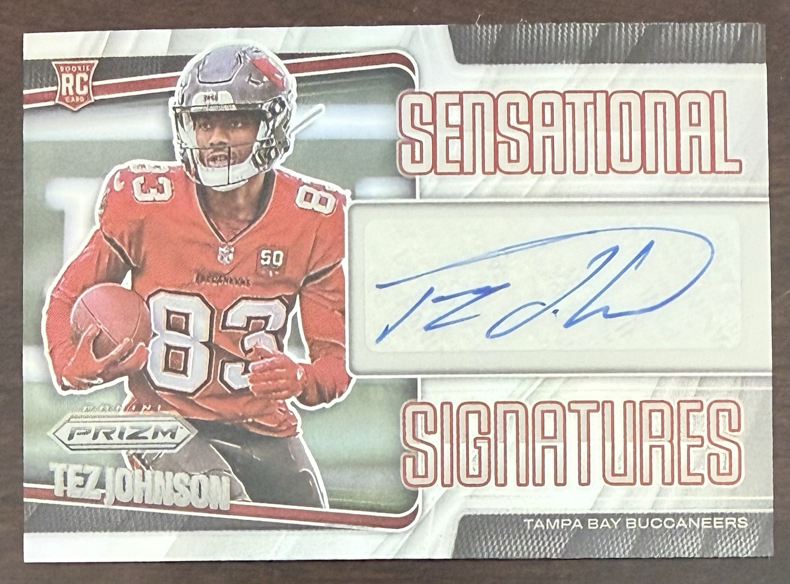 2025 Panini Prizm - Sensational Signatures Tez Johnson 94/149 Buccaneers