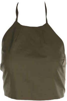 OLISTIC THE LABEL GREEN COTTON TOP SMALL