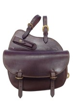 Flinders Stockman's Saddle Bag w/Knife Pouch Leather Brown