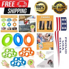 Durable Silicone Hand Grip Strength Trainer - Relieve Wrist Pain Effectively