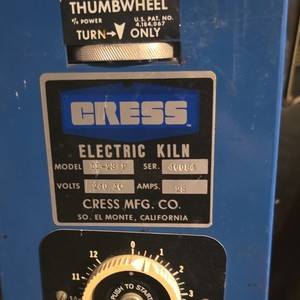 Cress FX-28P Electric Top-Loading Kiln 240V Electric Toploader NEEDS PARTS