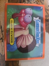 🔥 2024 Garbage Pail Kids Chrome 7 Orange refractor #272a Elastic Elwood 2/25 🔥
