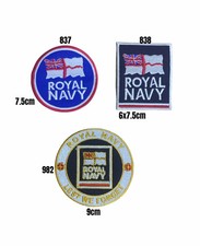 Royal Navy Force Army Embroidered Patch Badge Sew/Iron On Applique Clothe Jacket
