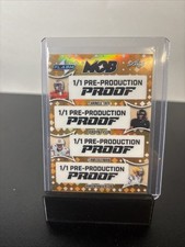 Leaf Flash 1/1 Pre-Production Proof Card Lot Tyson, Tate, Coleman, & Anderson