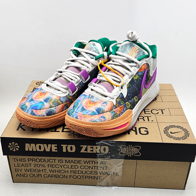 NWB Nike Kyrie 8 Heat Circle Of Life Sz 17 DQ3840 001 Light Bone/Yellow Strike Nike Kyrie 8 Heat Circle Of Life Light Bone/Yellow Strike  main image 2
