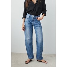 Jeans AYR The Getup 29 Bingo Barrel Lazo Pierna Azul Denim Relajado