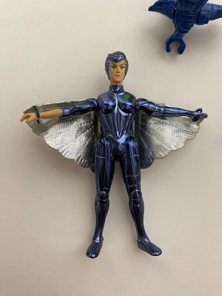 Lote Figuras de Acción Silverhawks Vintage Kenner Años 80 Juguetes Steelheart Copper Kid Foto 2 de 4