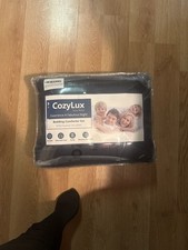 CozyLux Twin Size Black Bedding Comforter Set with Sheets and Pillowcases, 100
