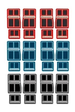 1:24 1:25 G scale model car 1960s Chevrolet Chevy floor mats