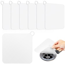 6 Pcs Drain Covers to Keep Bugs Out Silicone Shower Floor Tub Stoppers Bathtu...