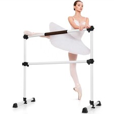 Portable Freestanding Ballet Barre 4ft Double Dance Stretching Bar