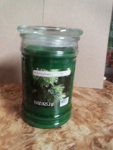 PINE CANDLE -- HOLIDAY TIME