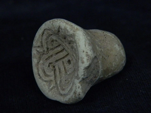 Antiguo sello del valle del Indo de teracota c.2000 aC sin precio base ##TR293## Foto 3 de 4