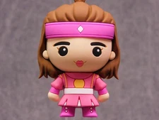 Power Rangers NEW * Pink Ninjetti Clip * Blind Bag Series 2 Key Chain Monogram