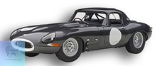 AUTOart 1/18 Jaguar Lightweight E-type Dark Gray Finished Product Model Car JP