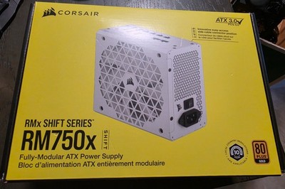 CORSAIR RMx Shift White Series, RM750x Shift White, 750 Watt, 80 PLUS GOLD Certi