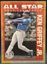 KEN GRIFFEY JR 🔥 MARINERS 🔥 2025 TOPPS CHROME SILER PACK 90AS-34 MOJO REFRACT