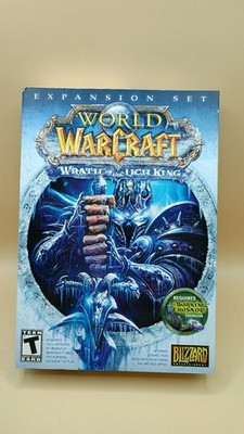 BLIZZARD WORLD OF WARCRAFT WRATH OF THE LICH KING EXPANSION PC CD GAME