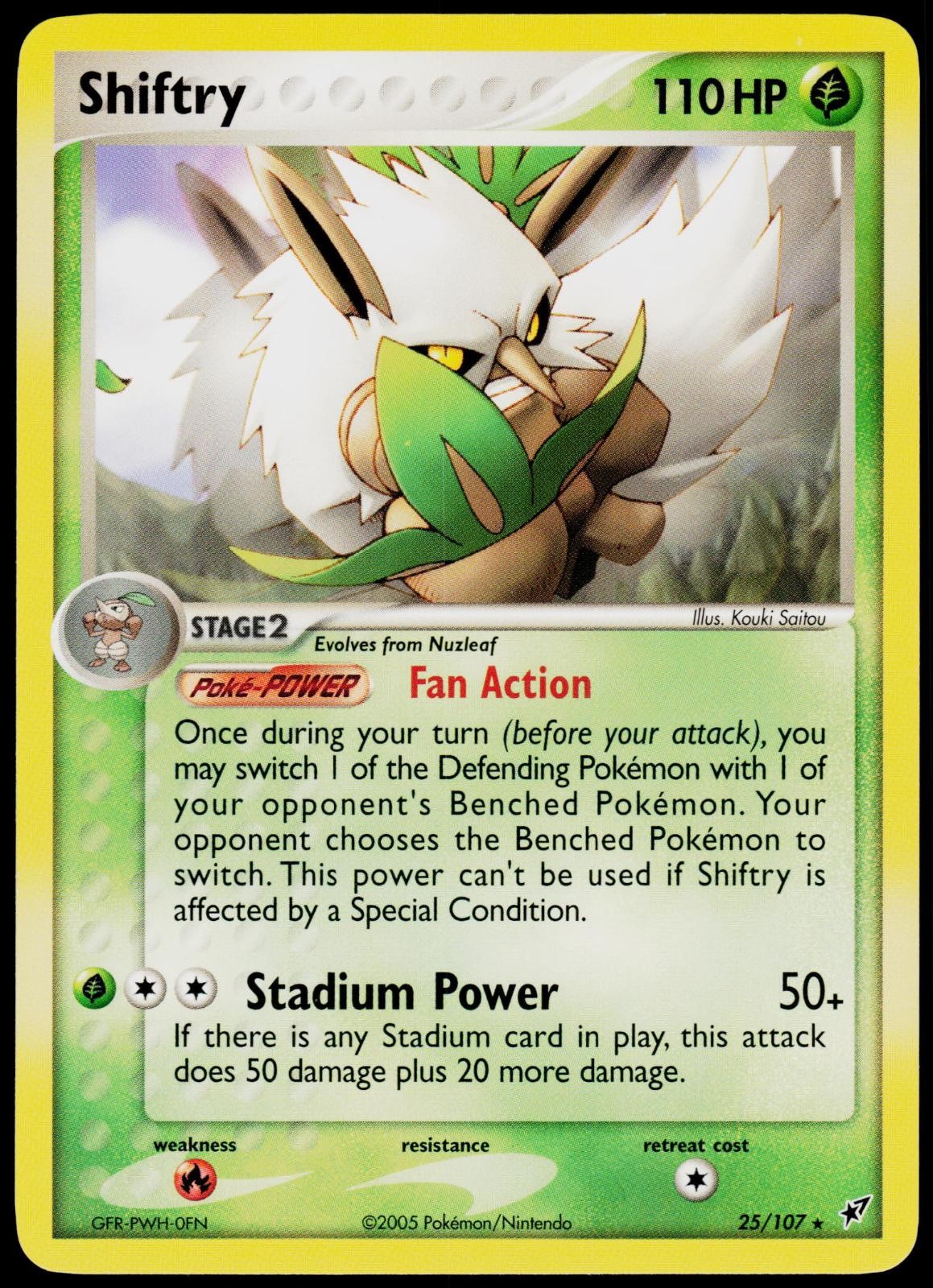 Shiftry 25/107 Deoxys - Pokemon NM/M (Rare)