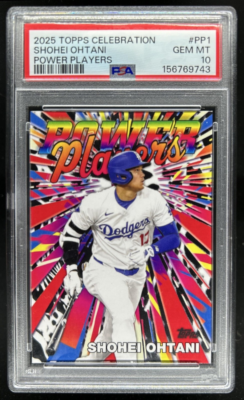 2025 Topps Shohei Ohtani Power Players #PP-1 Dodgers PSA 10 GEM MINT