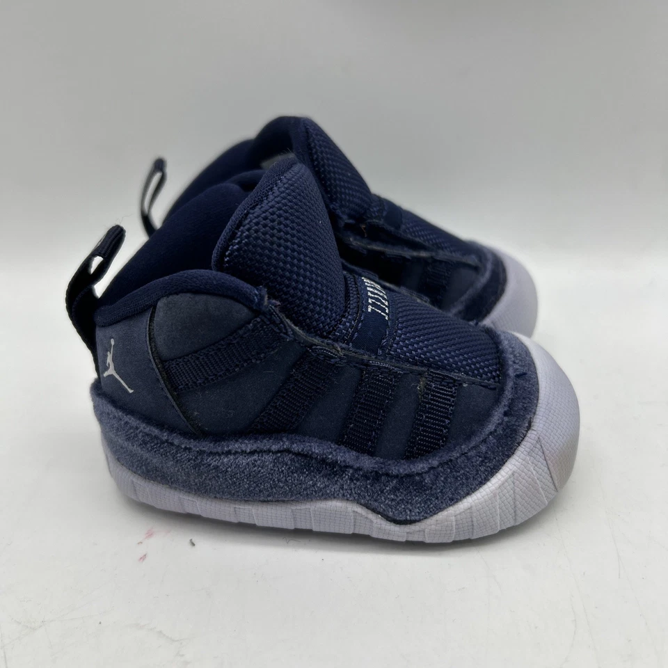 Nike Air Jordan 11 Botín Cuna Bebé Recién Nacido 3C Azul Marino Medianoche FB1968 441 Foto 3 de 4