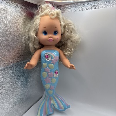 Lil Miss Mermaid Meerjungfrau Puppe singend 1990 Mattel Sound Intakt Rar Vintage