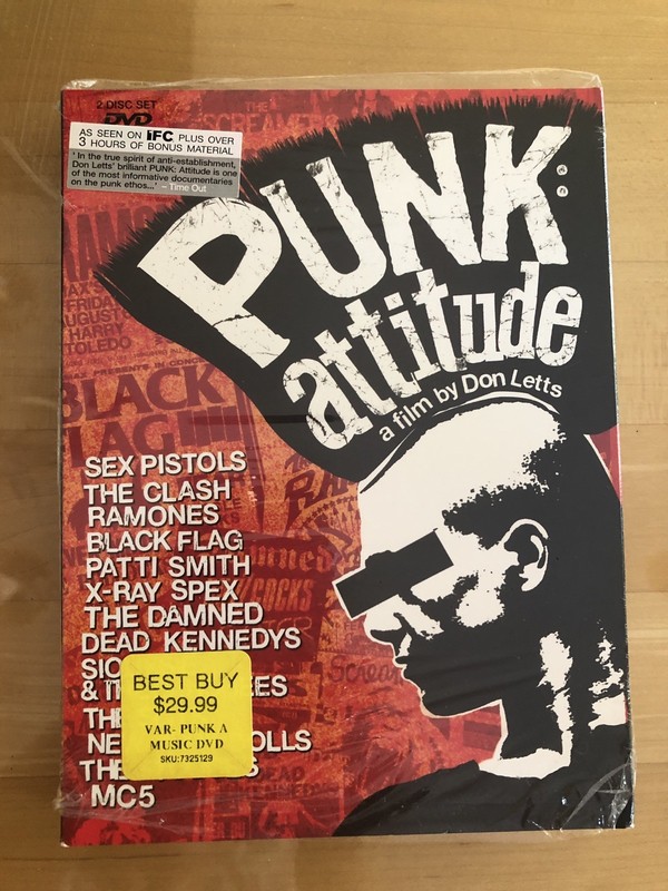 Punk Attitude a film by Don Letts 2 DVDs Set 2005