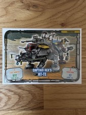 LEGO Star Wars Serie 1 Captain Rex S AT-TE Nr.211 Trading Card Game